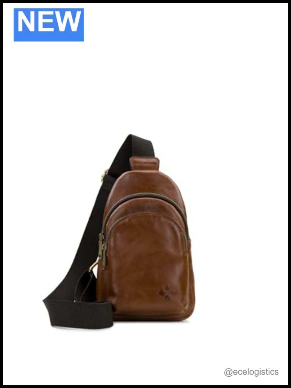 Patricia Nash Louetta Small Sling Leather Crossbody Bag Adjustable Strap